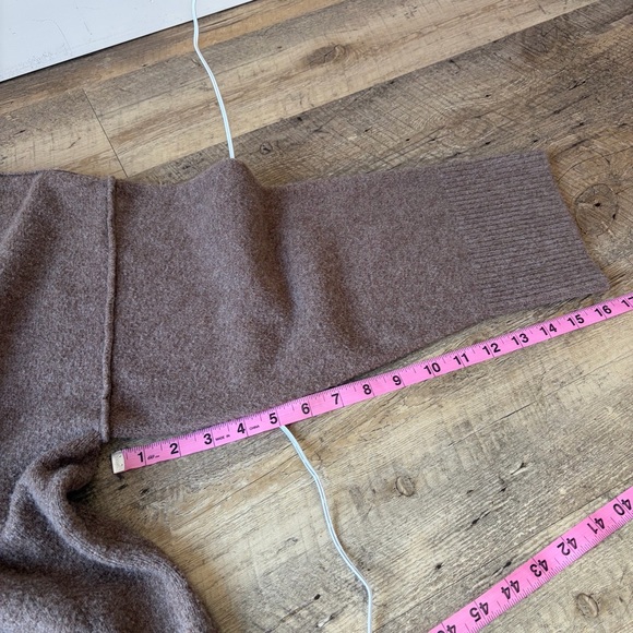 Zara Brown Oversized Knit Marl Sweater - Picture 10 of 13